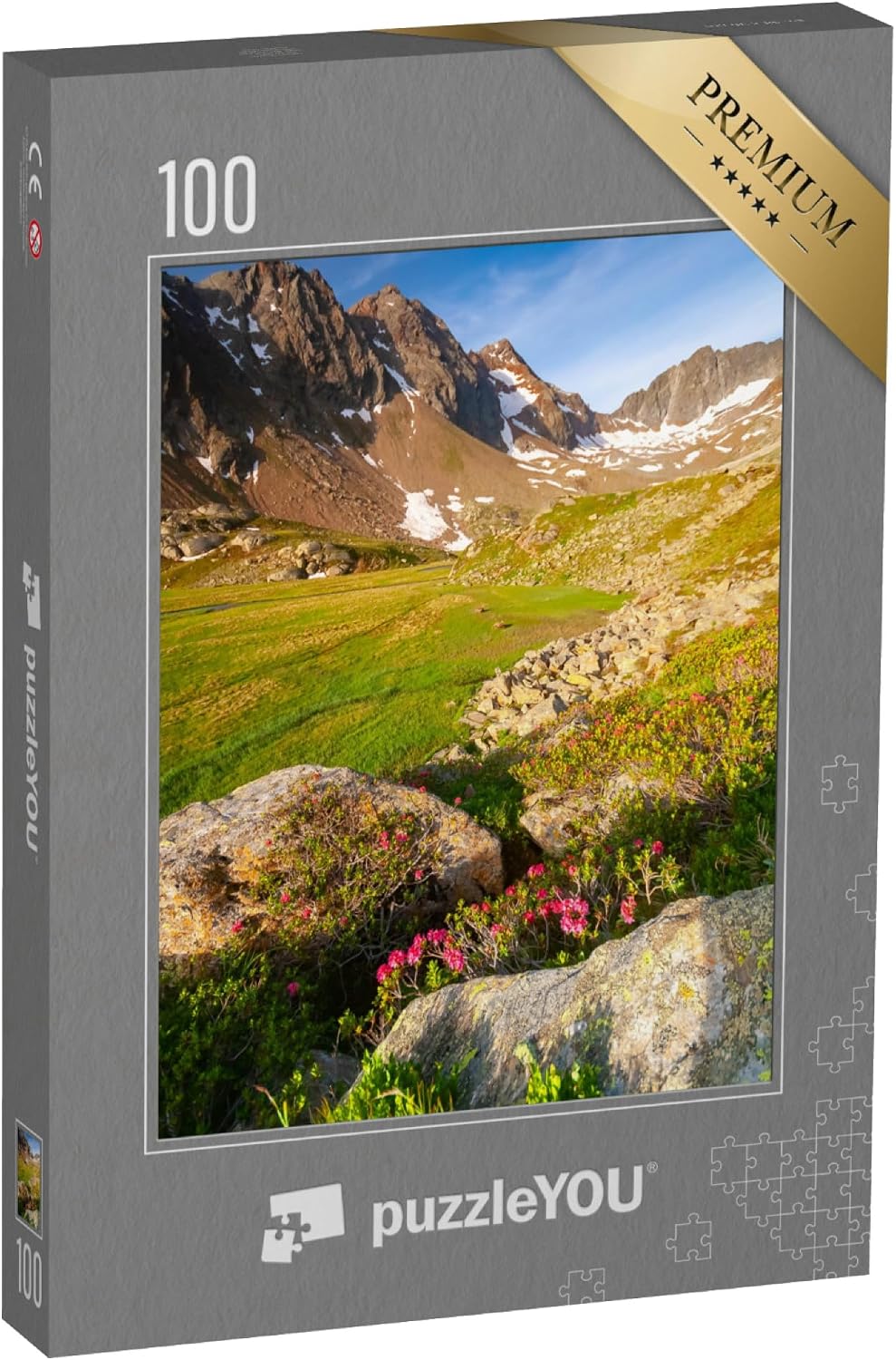 Bild von puzzleYOU Puzzle Wunderschöne Stubaier Berge, Tirol, 100 Puzzleteile, puzzleYOU-Kollektionen Tirol