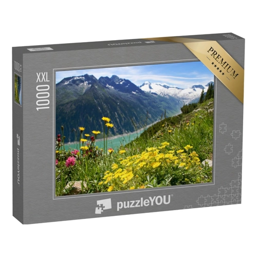 Bild von puzzleYOU: Puzzle 500 Teile „Zillertaler Alpen, Österreich“