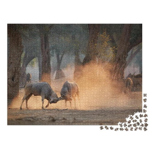 Bild von PuzzleYOU Puzzle Elandantilope - Ein Tierischer Puzzlespaß