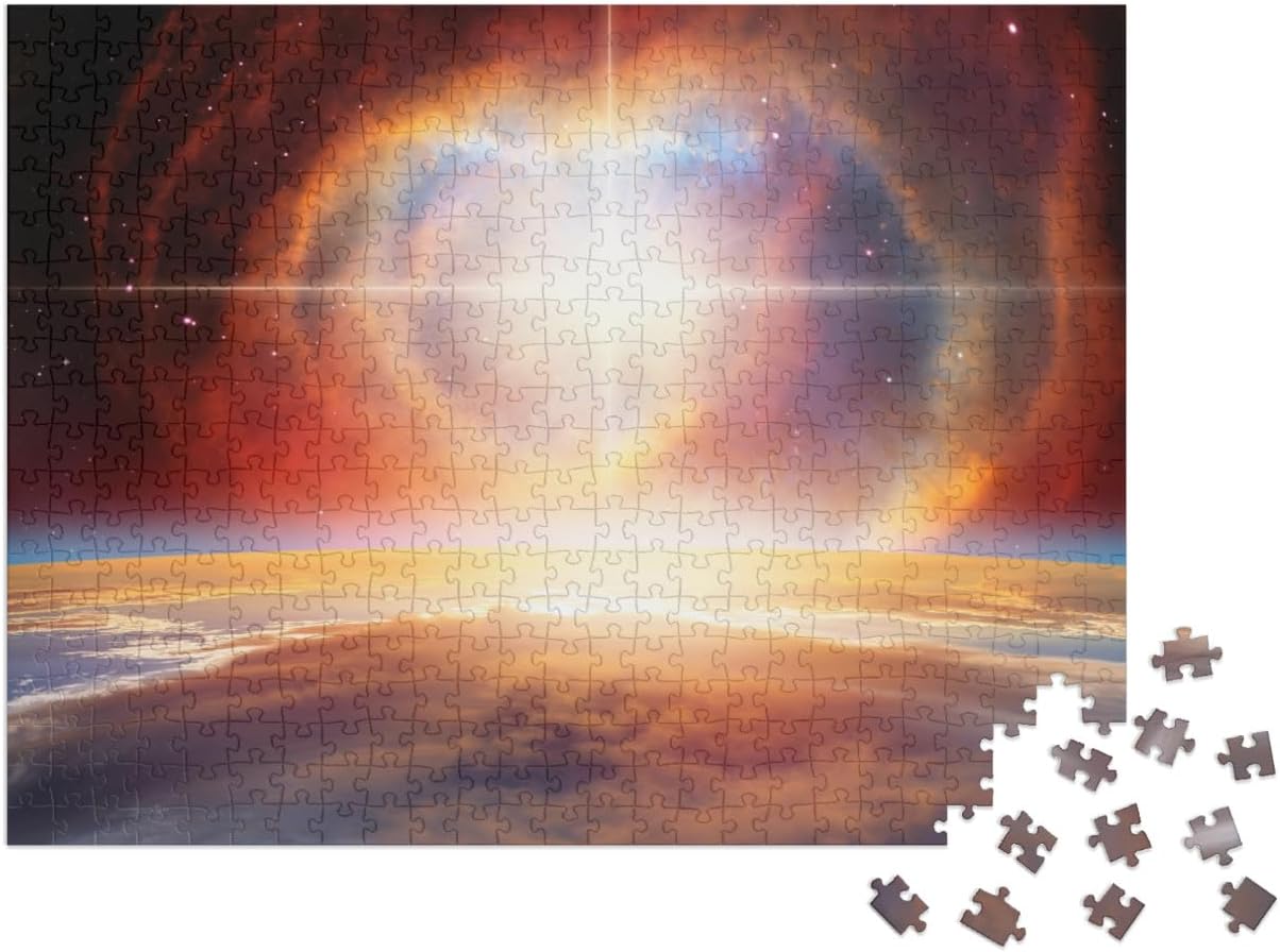Bild von puzzleYOU Puzzle Supernova-Explosion im Zentrum der Galaxie, 500 Puzzleteile, puzzleYOU-Kollektionen Astronomie