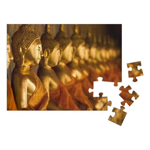 Bild von puzzleYOU: Puzzle 100 Teile „Buddha-Statue im Wat Arun, Bangkok Thailand“