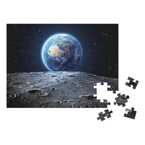 Bild von Puzzle von puzzleYOU: Blick vom Mond auf die Erde