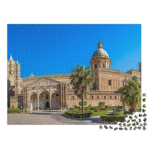 Bild von puzzleYOU Puzzle 2000 Teile „Die Kathedrale von Palermo, Italien“