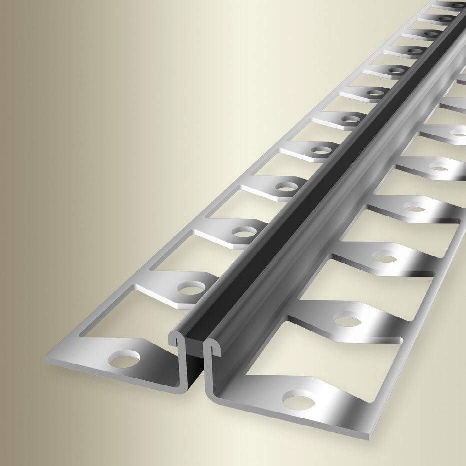 Bild von Küberit Dehnungsfugen- & Fliesenprofile 48 x 2500 mm Einfasshöhe 3 - 6 mm Alu eloxiert