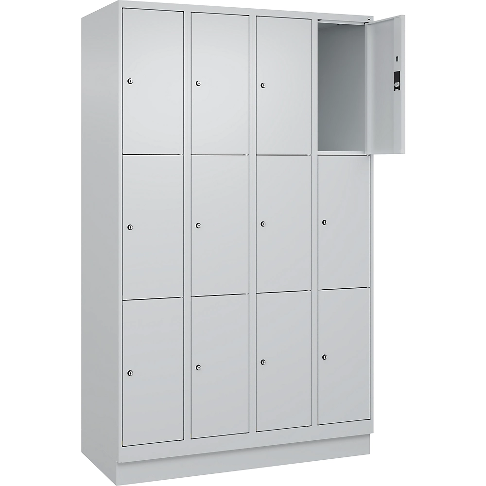 Bild von CP Schließfachschrank Classic PLUS lichtgrau 080020-403 S10009, 12 Schließfächer 120,0 x 50,0 x 195,0 cm