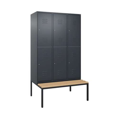 Bild von Doppelstock-Spind Classic PLUS Sitzbank von C+P