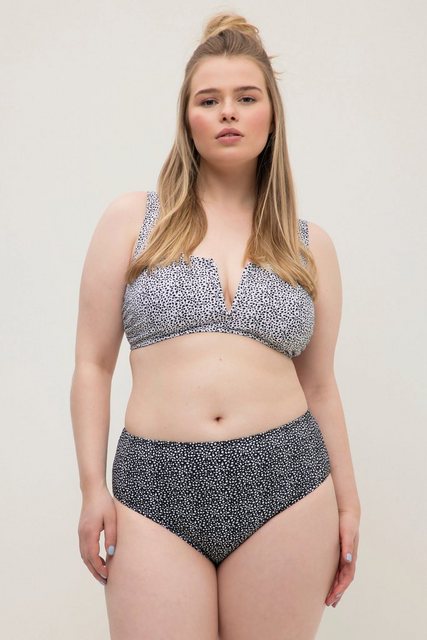 Bild von Große Größen Bikini-Slip, Damen, schwarz, Größe: 46, Polyester/Synthetische Fasern/Elasthan, Studio Untold