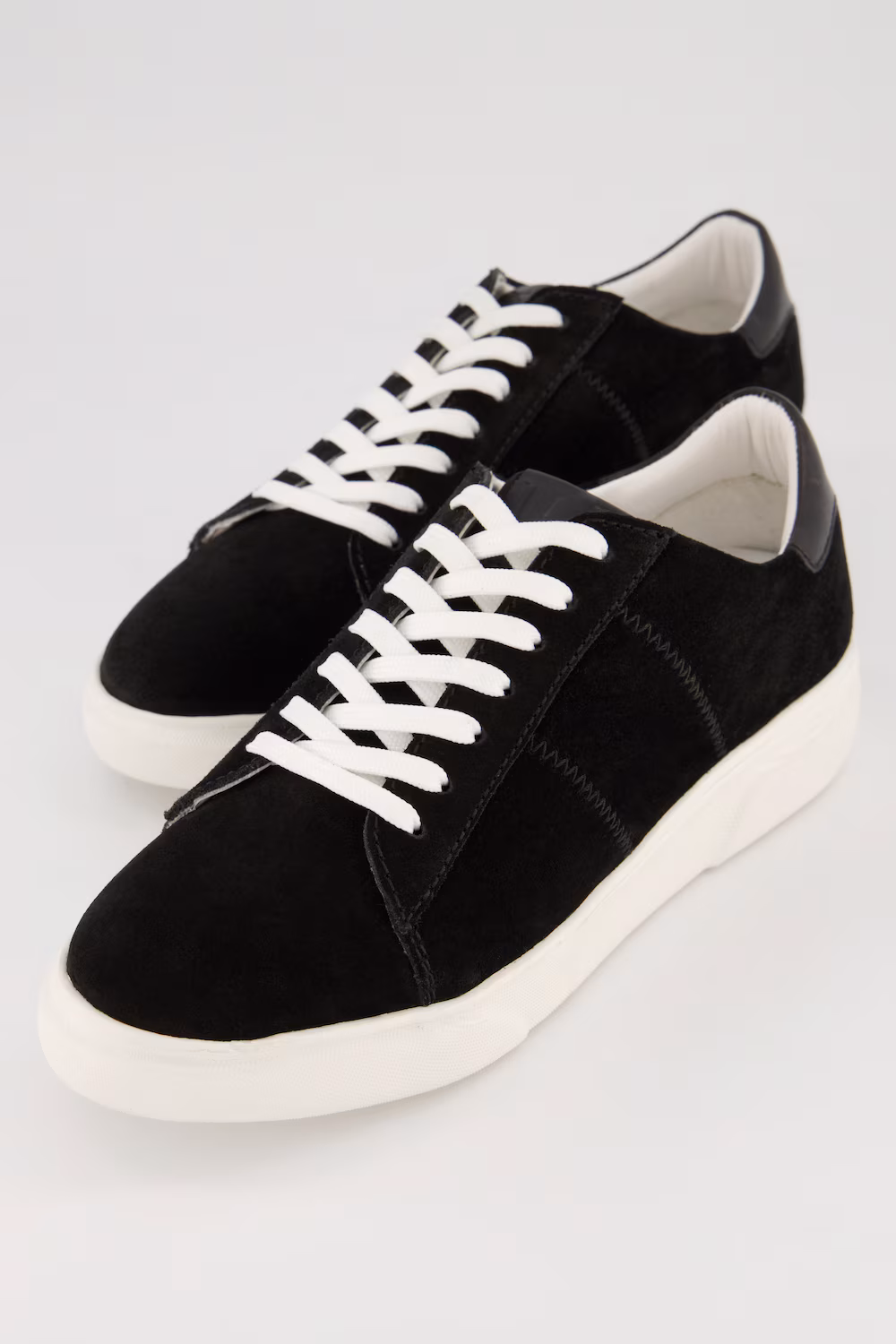 Bild von Große Größen Sneaker, Damen, schwarz, Größe: 40, Leder, Ulla Popken