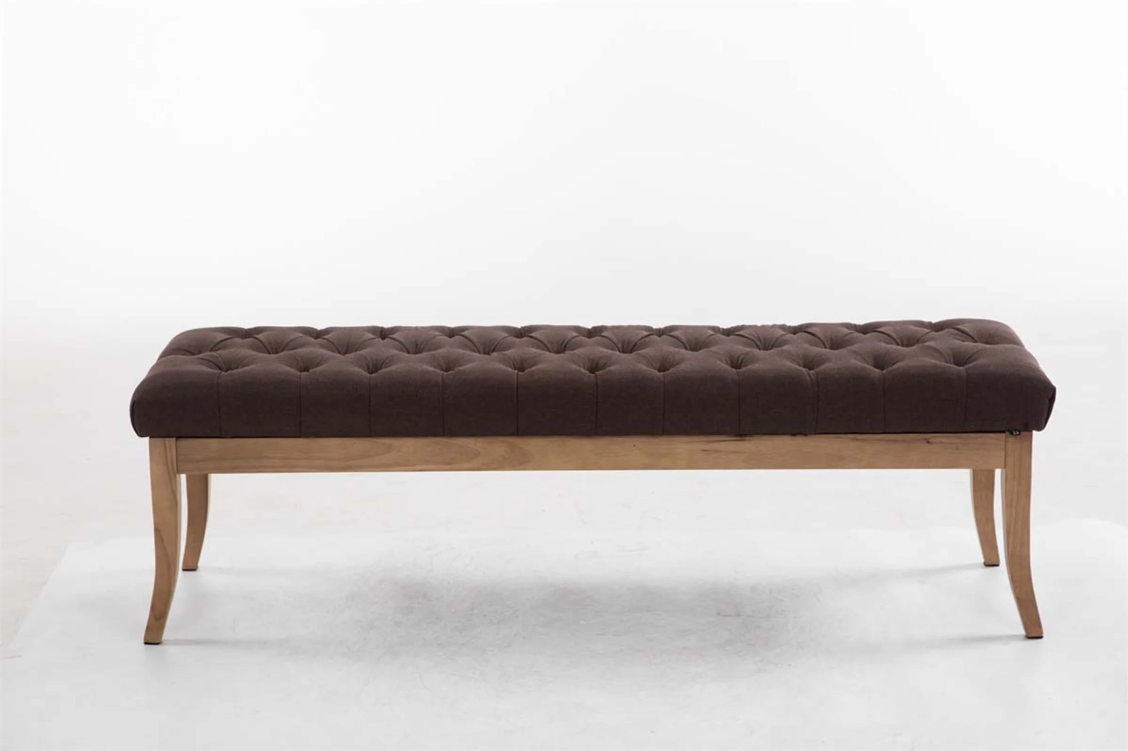 Bild von TPFLiving Sitzbank Romeo 150 cm - Polsterbank im Chesterfield Design (Kunstleder Sitzbank mit stabilem Holzgestell, 1-St), Maße (HxBxT): 46 x 150 x 38 cm - Gewicht: 22 kg