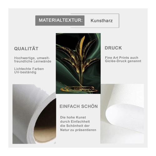 Bild von TPFLiving Luxus Poster Leinwand Abstrakte Motive OHNE Rahmen - Modell TPFL-LW-11-MC - 13x18cm