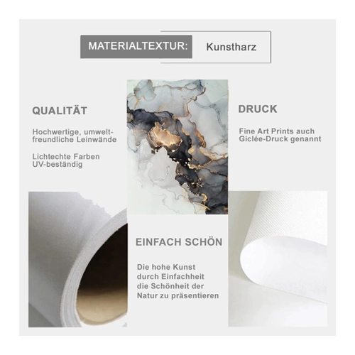 Bild von TPFLiving Luxus Poster Leinwand Abstrakte Motive OHNE Rahmen - Modell TPFL-LW-09-SET - 60x80cm