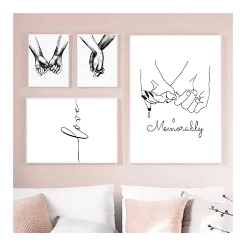 Bild von TPFLiving Gold Luxus Poster Leinwand verschiedene Größen - ohne Rahmen - Mdell TPFL-LW-18-MB-40-60 - 40x50cm