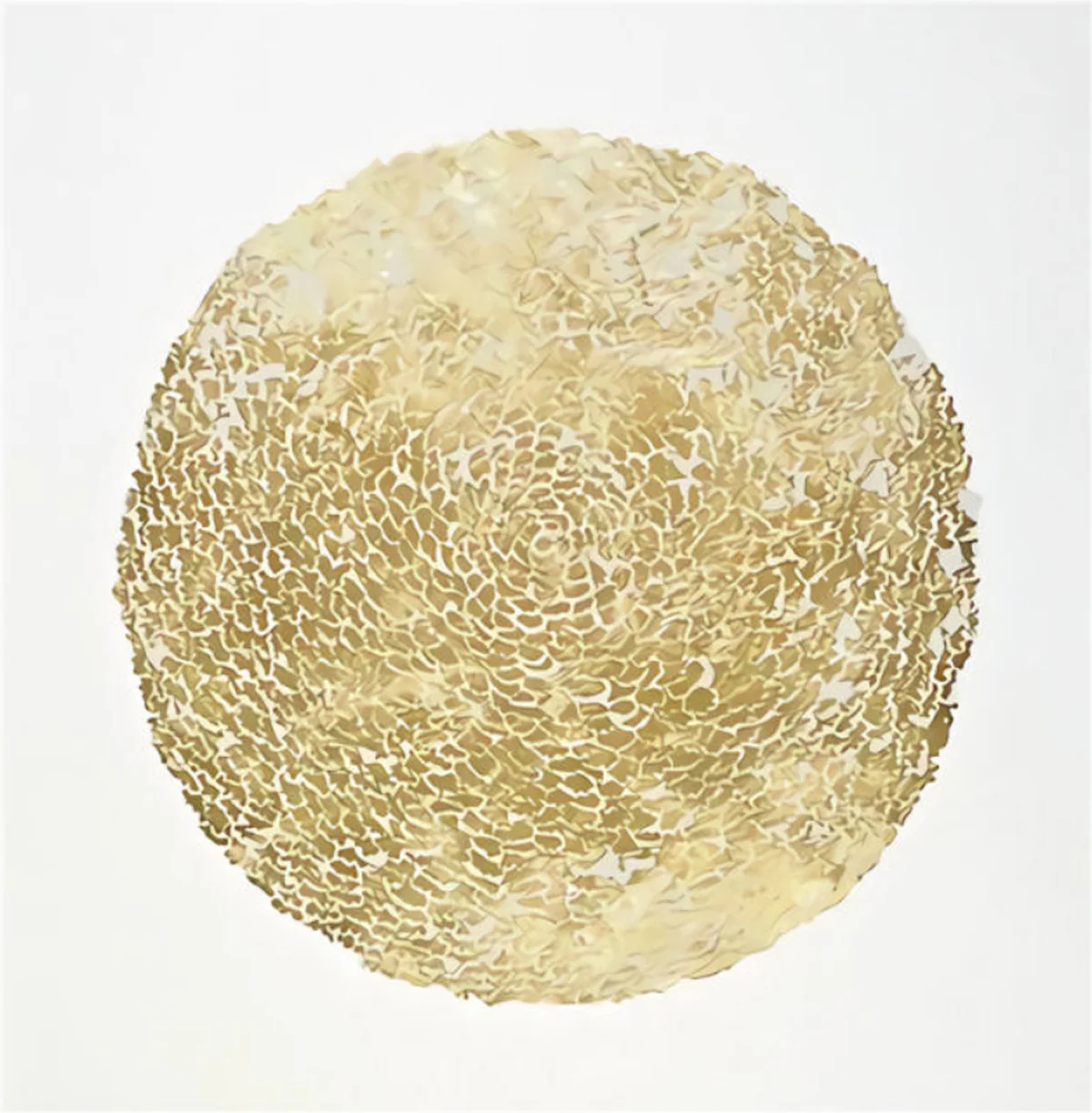Bild von TPFLiving Kunstdruck auf Leinwand / Abstrakt Gold Schwarz / 20 Motive in 5 Größen - ohne Rahmen - Modell TPFL-LW-21-MT - 60x60cm