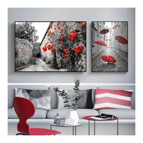 Bild von TPFLiving Luxus Poster Leinwand Landschaften Europas OHNE Rahmen - Modell TPFL-LW-27-MD - 21x30cm