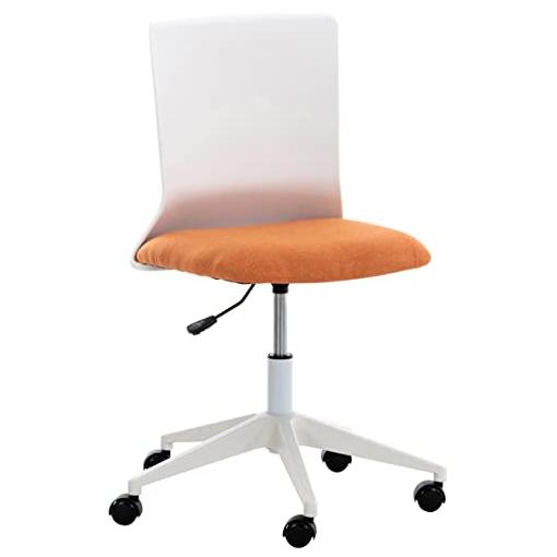 Bild von TPFLiving Bürostuhl Apollo Stoff - Orange