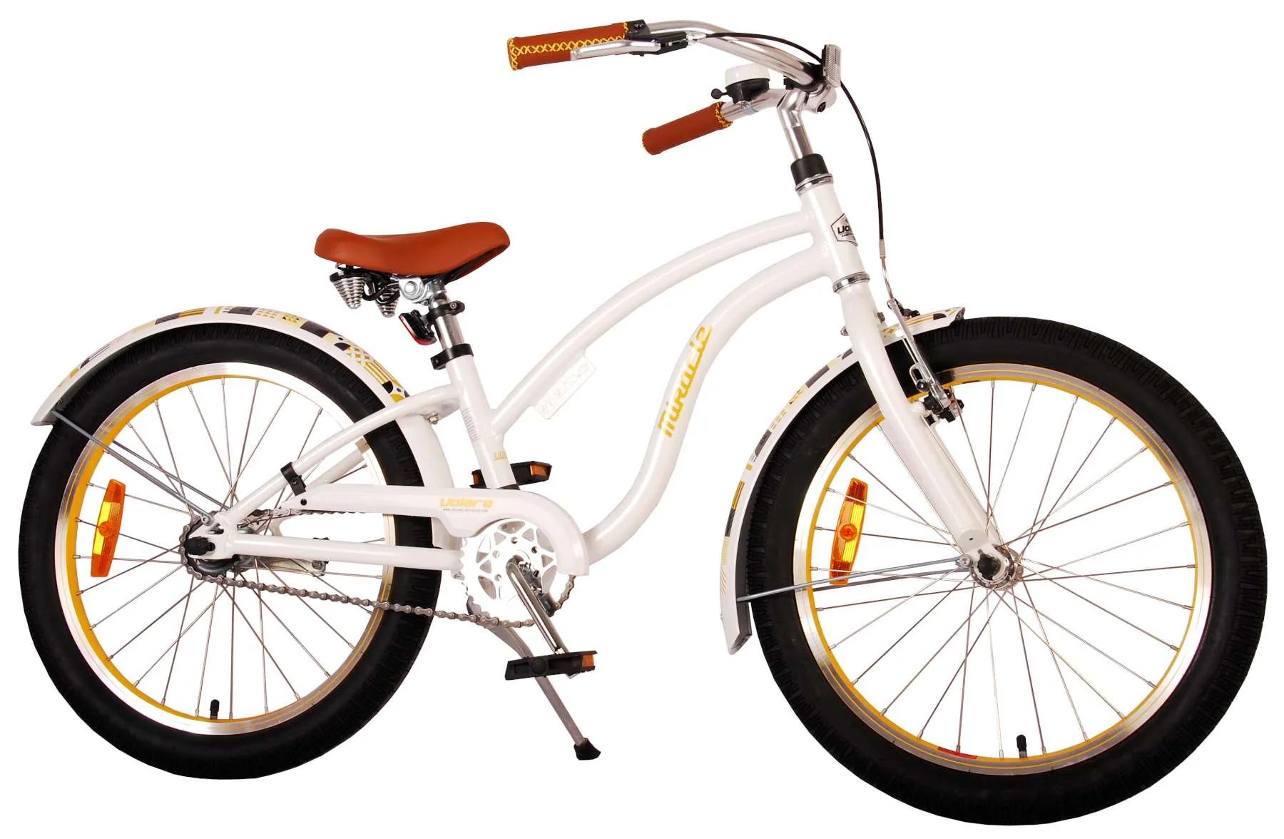 Bild von TPFSports Miracle Cruiser Kinderfahrrad - Mädchen - 20 Zoll - Weiß