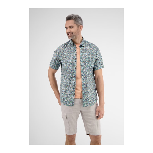 Bild von LERROS Kurzarmhemd mit floralem Print – Ideal für den Sommer