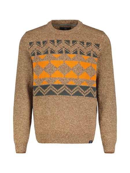 Bild von LERROS Strickpullover »LERROS Jacquard Strickpullover für Herren«