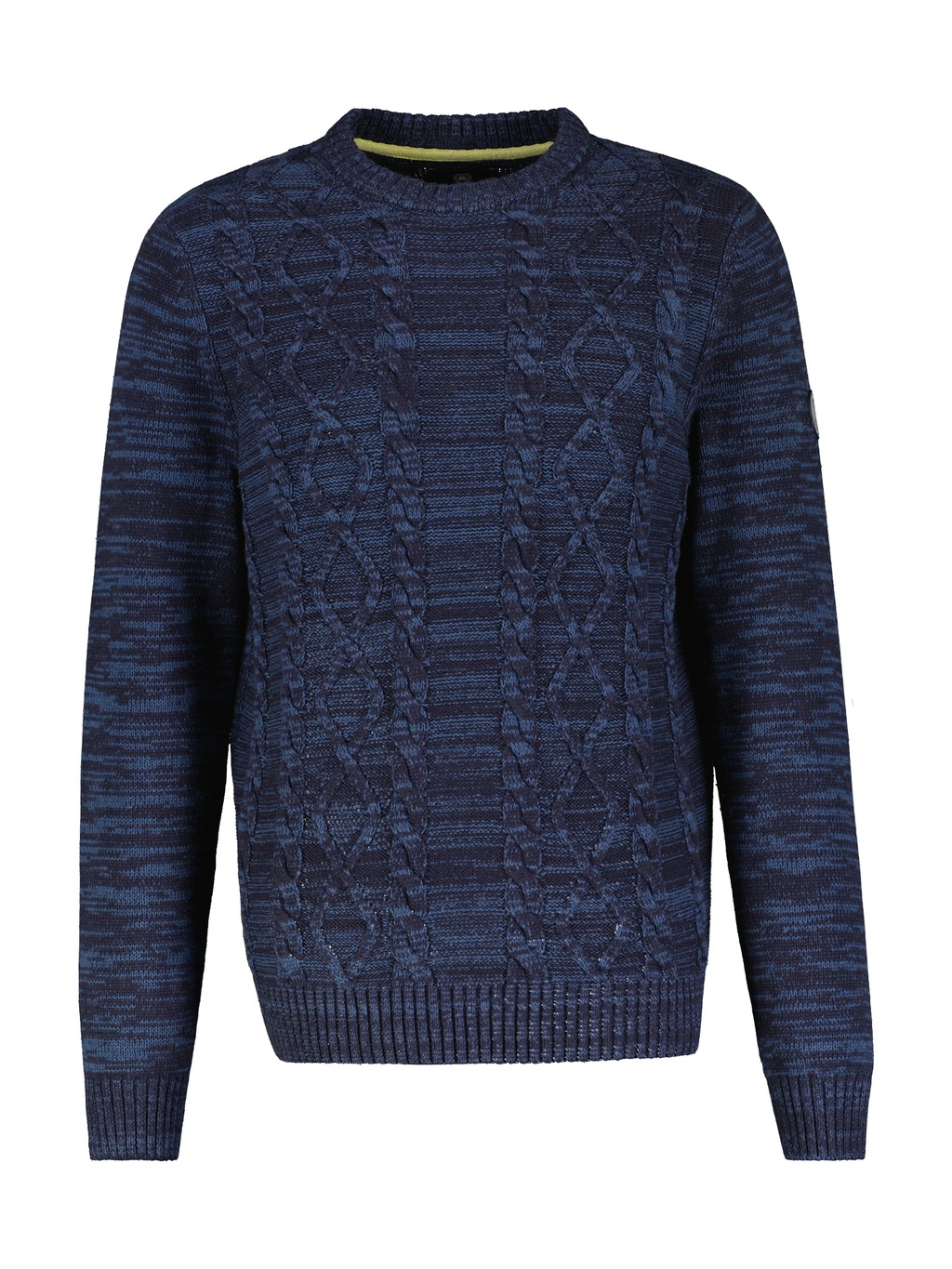 Bild von LERROS Strickpullover, meliert, mit Zopf-Muster