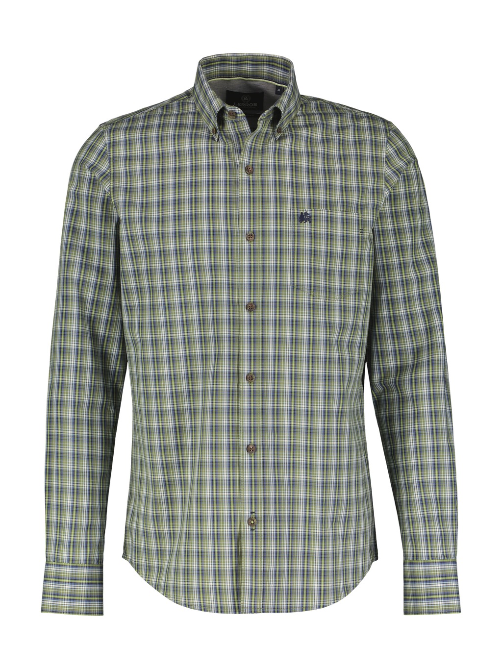 Bild von LERROS Karohemd »LERROS Kariertes Herrenhemd mit Button-down-Kragen«