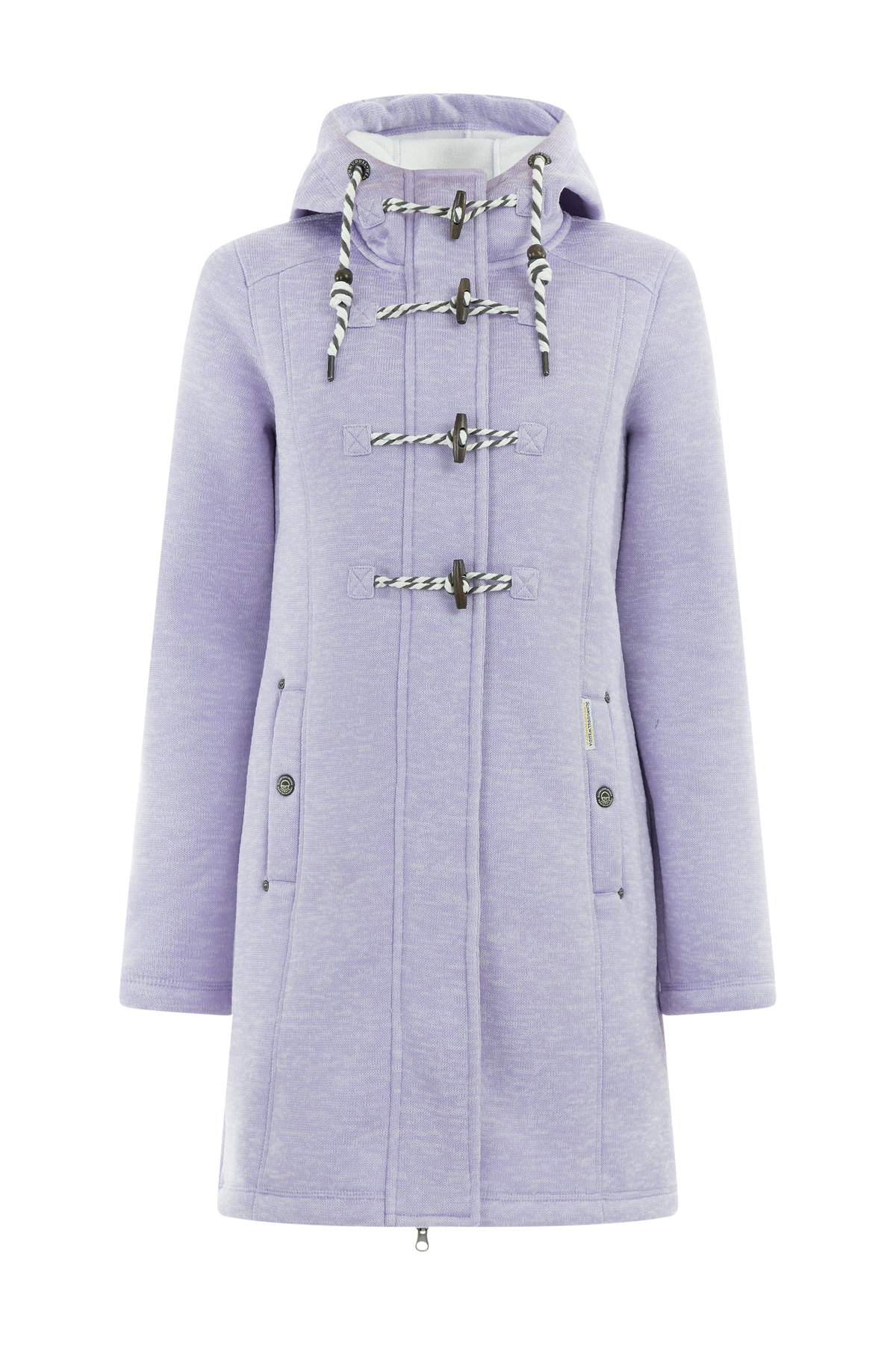 Bild von Schmuddelwedda Strickfleece-dufflecoat Skylah für Damen - XS