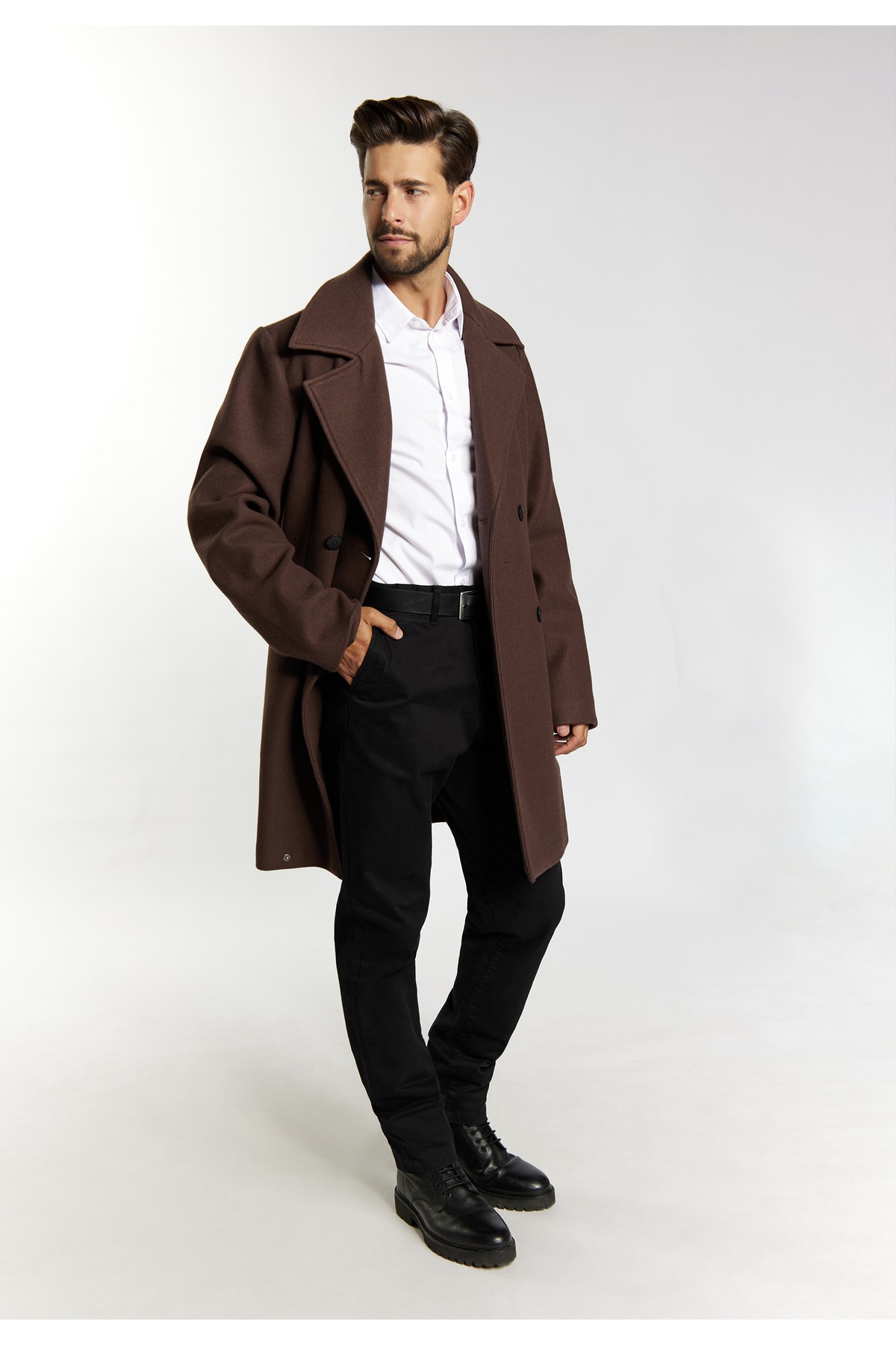Bild von Dreimaster Jacke Braun Regular Fit für Herren - XL