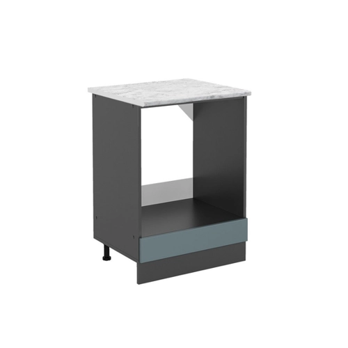 Bild von Vicco Herdumbauschrank R-Line - Blau-Grau/Anthrazit