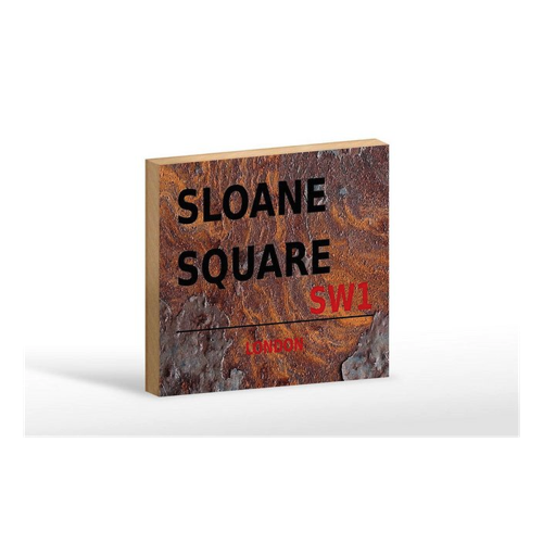 Bild von FEMER Holzschild London – Sloane Square SW1