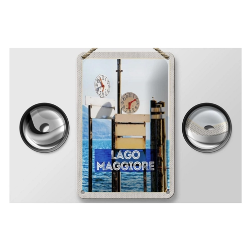 Bild von FEMER Blechschild Reise Lago Maggiore