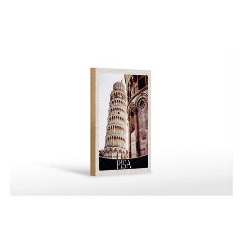 Bild von Femer GmbH Wanddekoobjekt Reise 12x18 cm Pisa Schiefer Turm Urlaub Architektur