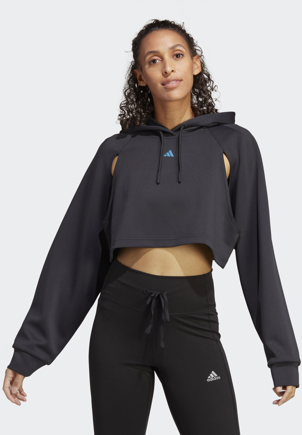 Bild von Adidas Woman HIIT AEROREADY Crop Training Hoodie black (HN7769)
