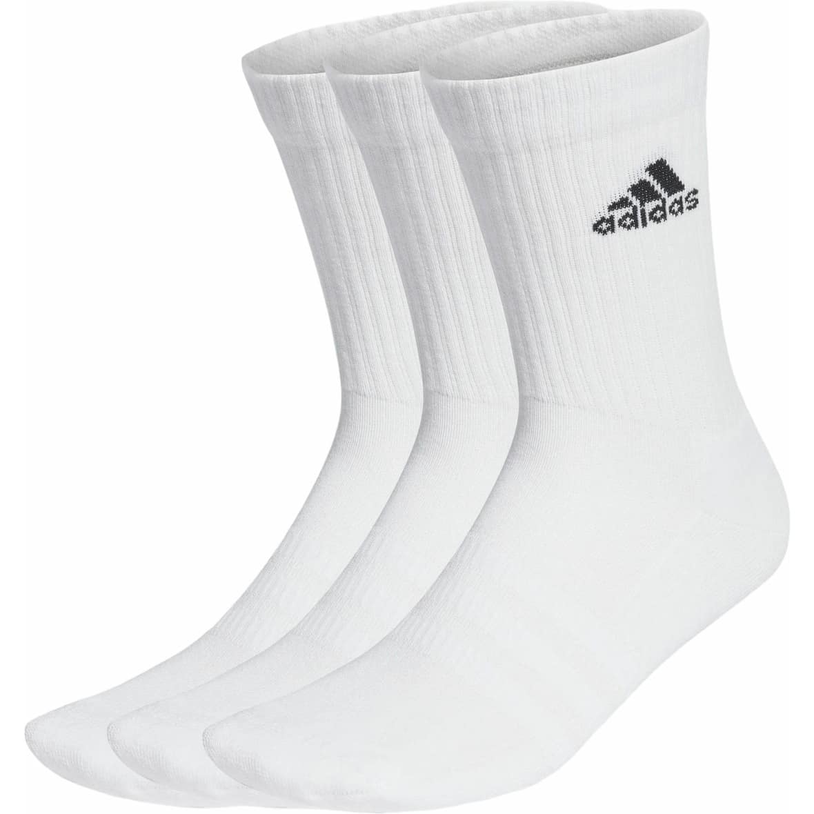 Bild von adidas Cushioned Crew Socks 3 Pairs Socken (Weiß KXL) Fitnessbekleidung