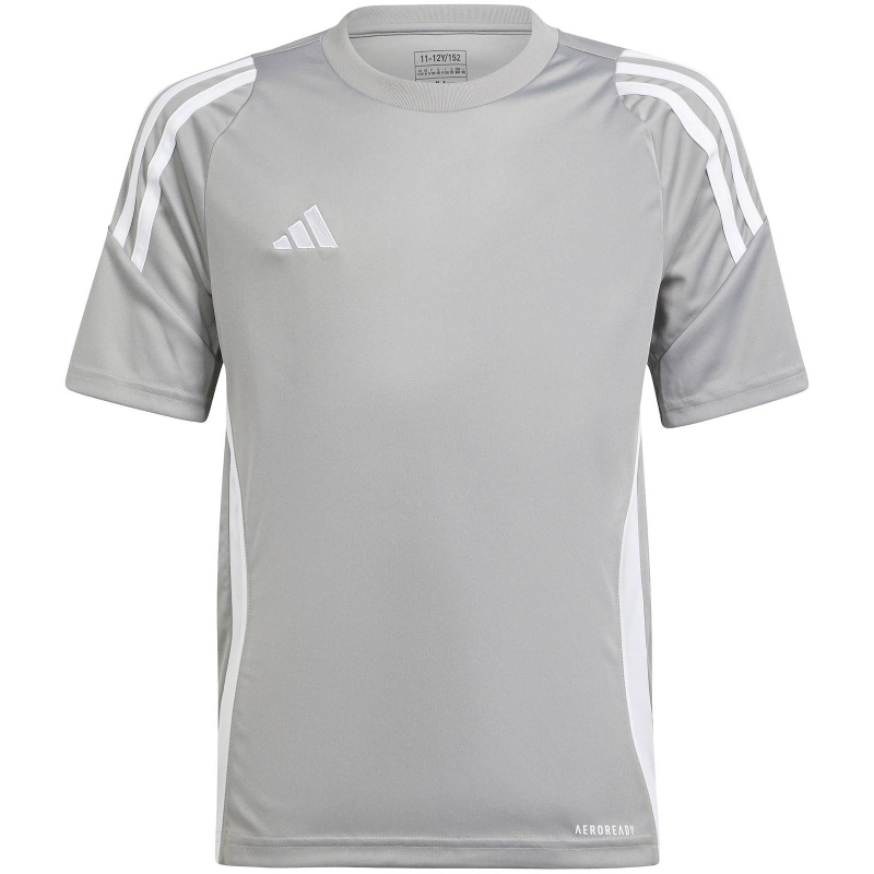 Bild von adidas Tiro 24 Fußballtrikot Kinder IS1031 - team mid grey/white 176