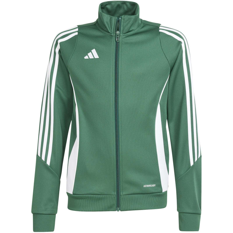 Bild von adidas Tiro 24 Trainingsjacke Kinder IR7503 - team dark green/white 152