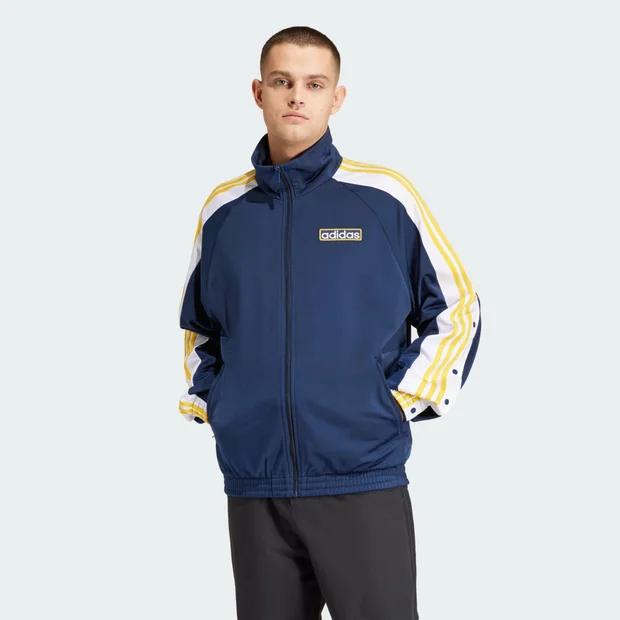 Bild von Adidas Adicolor Adibreak Herren Trainingsoberteile - Blau - Größe: S - Baumwoll-Canvas - Foot Locker