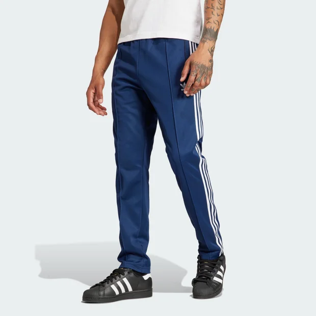 Bild von Adidas Adicolor Classics Beckenbauer Tracksuit Herren Hosen - Blau - Größe: XS - Baumwoll-Jersey - Foot Locker