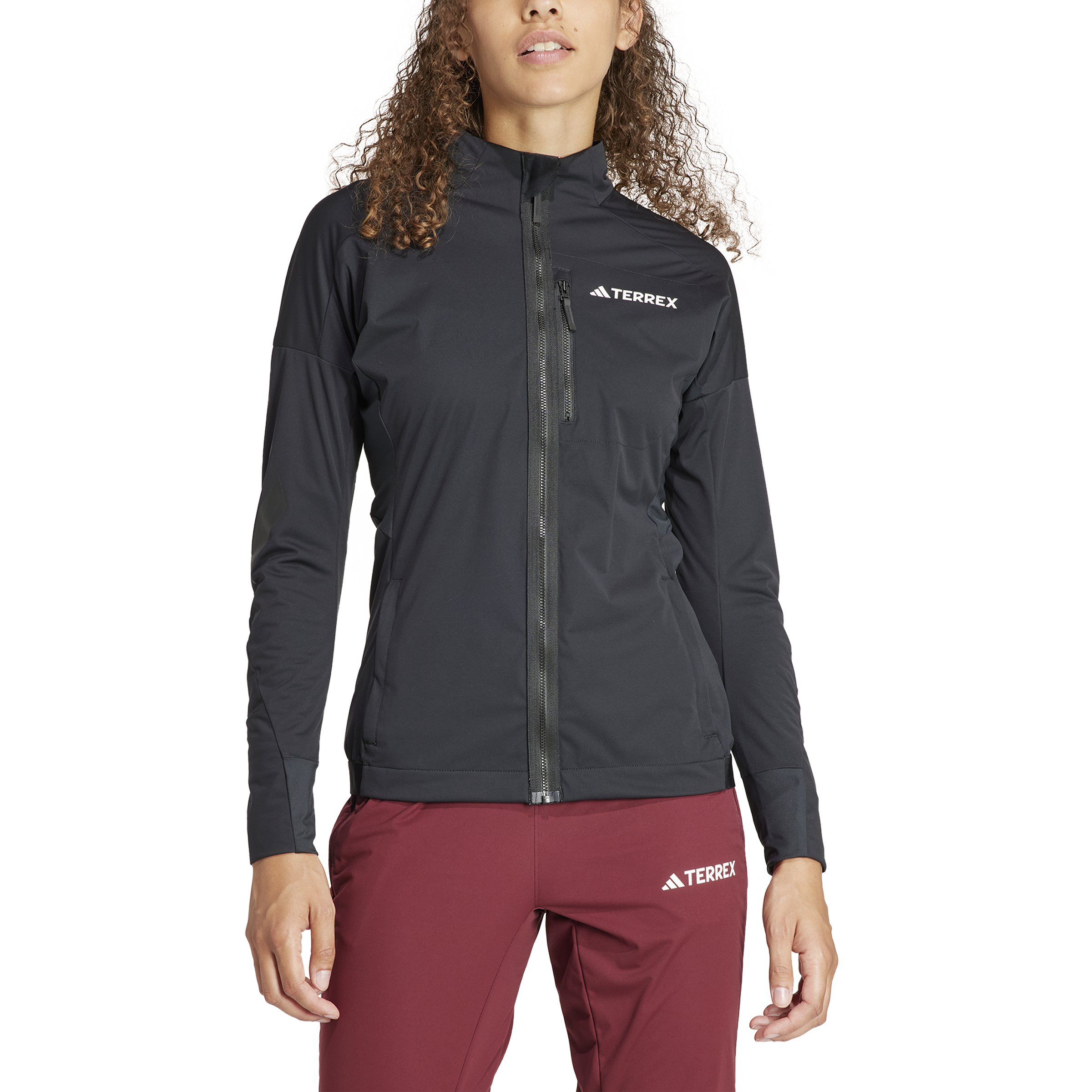 Bild von adidas Terrex - Women's Terrex Xperior Xcountry Ski Softshelljacke - Langlaufjacke Gr XL grau/schwarz