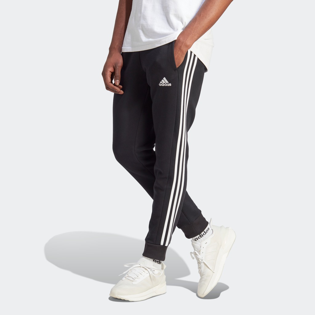 Bild von adidas Sportswear Sporthose ESSENTIALS 3STREIFEN TAPERED CUFF HOSE (1-tlg) Jogginghose aus Baumwollmix