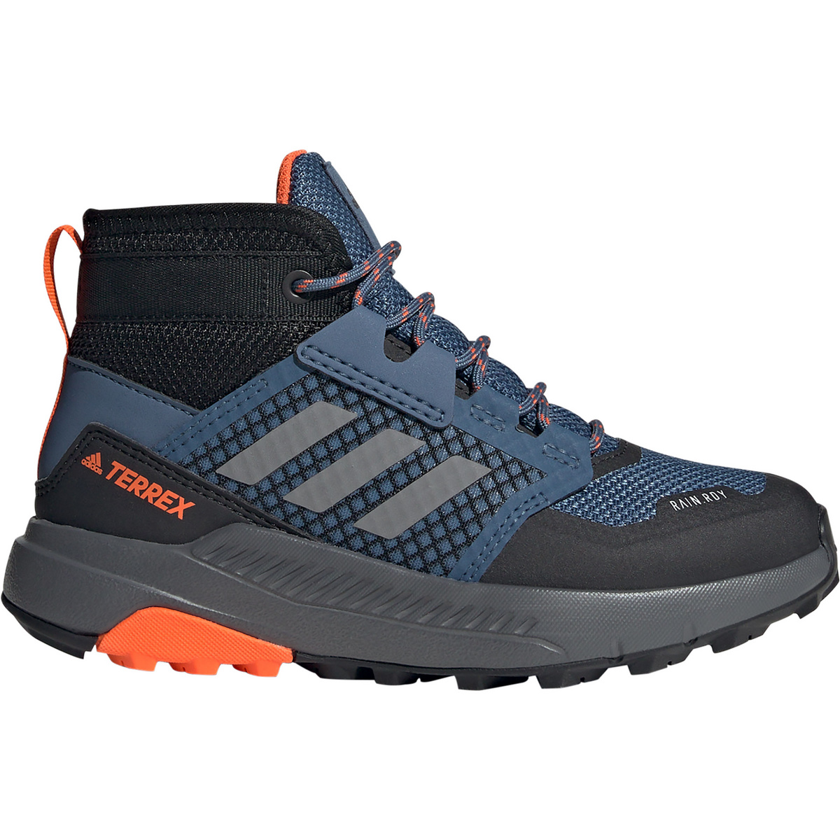 Bild von adidas Terrex Trailmaker Mid RAIN.RDY Hiking Shoes Wanderschuhe, Wonder Steel/Grey Three/Impact orange, 29 EU