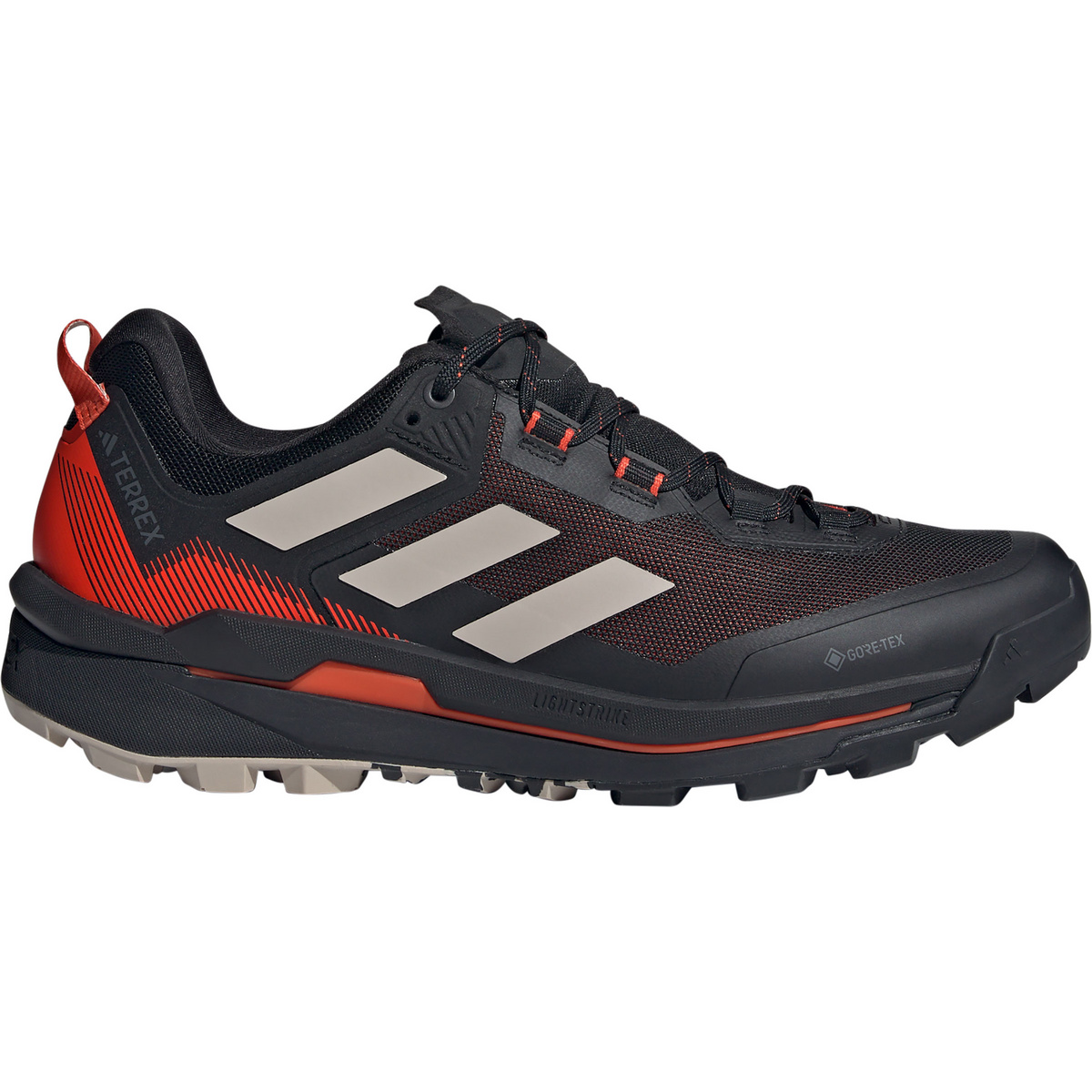 Bild von adidas Terrex Skychaser Tech GTX – Wanderschuhe für Herren, Core Black Wonder Beige Semi Impact Orange, 46 2/3 EU