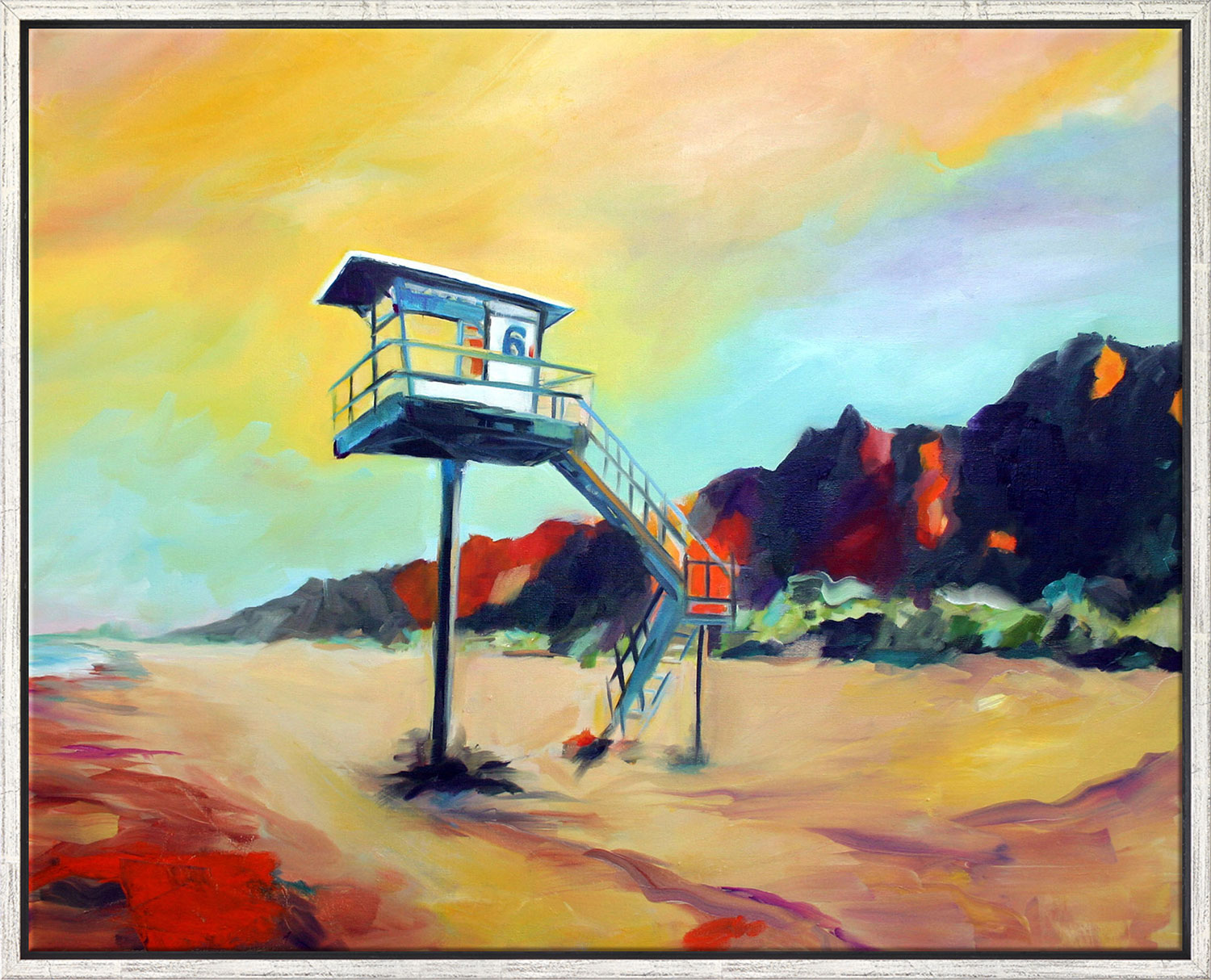 Bild von Anke Gruss: Bild 'Leerstand II' (2017) (Original / Unikat), gerahmt