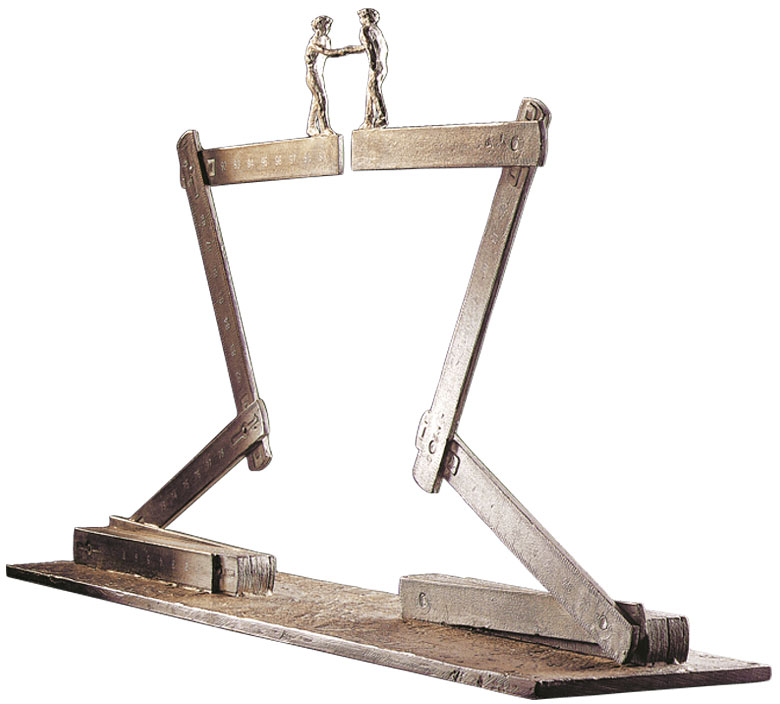 Bild von Michel Favre: Skulptur 'Millenium', Bronze