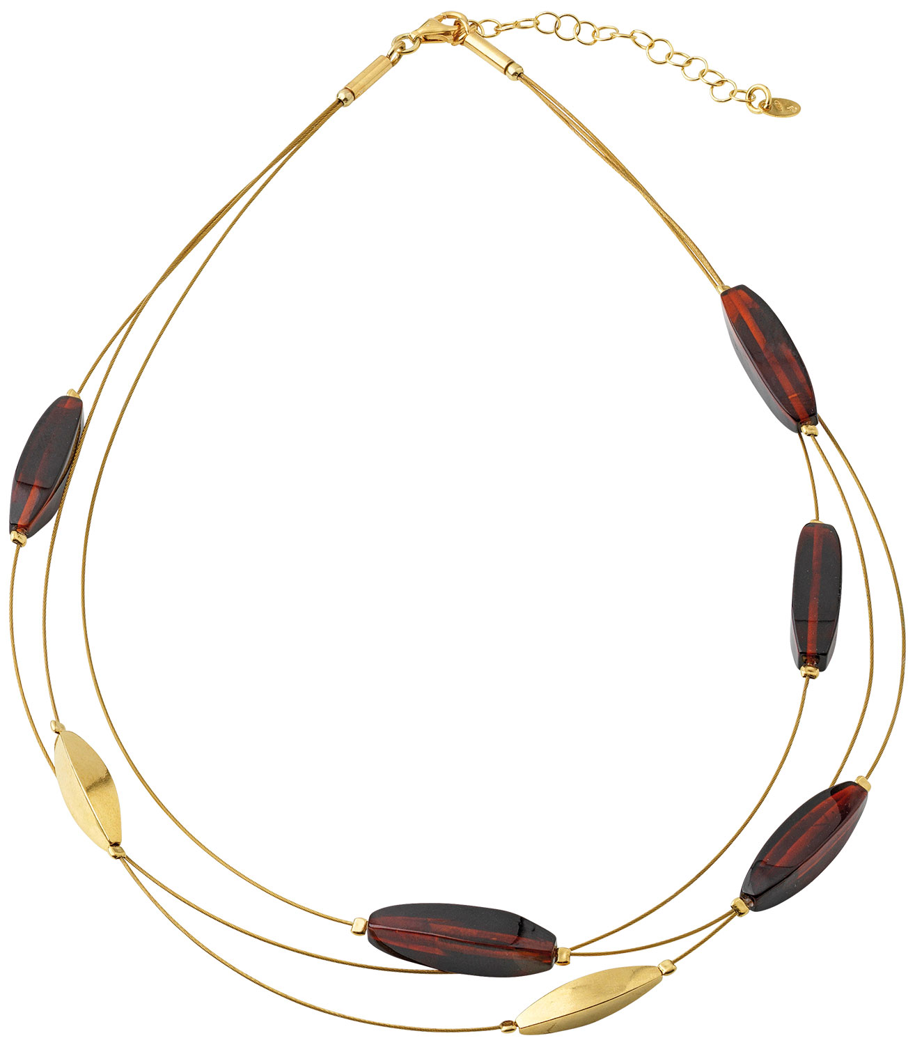 Bild von Bernsteincollier 'Temba', Schmuck