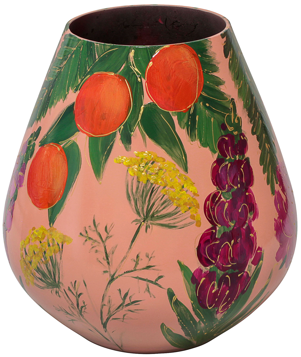 Bild von Milou van Schaik Martinet: Glasvase 'Orangengarten'