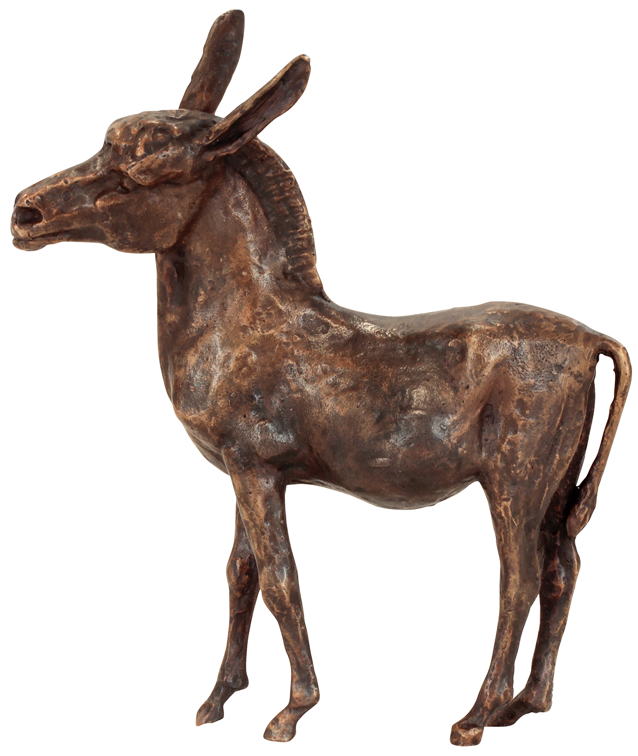 Bild von Kurt Arentz: Skulptur 'Esel', Reduktion in Bronze