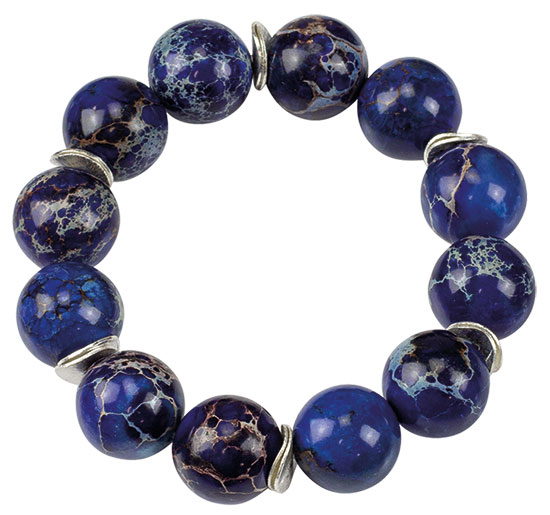Bild von Perlenarmband 'Hora Azul'