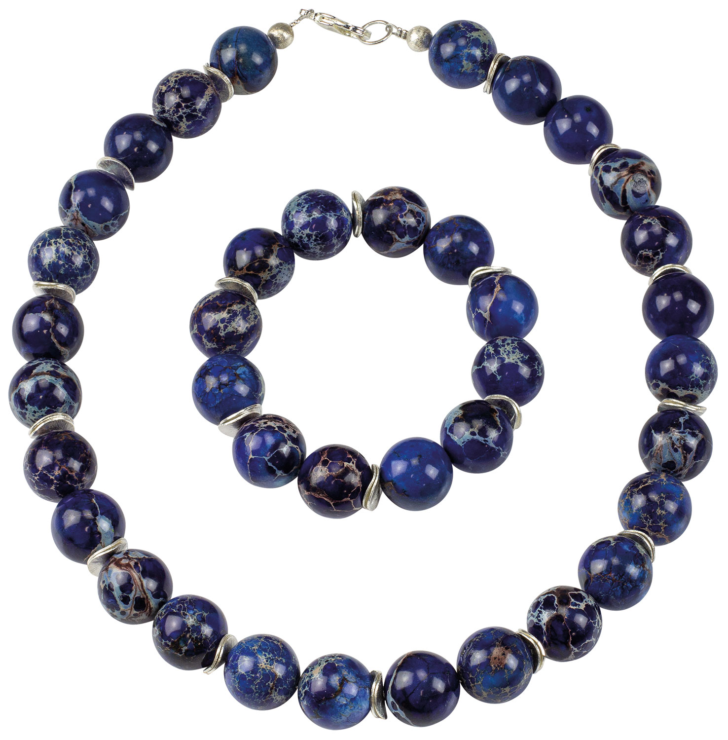 Bild von Perlen-Schmuckset 'Hora Azul'