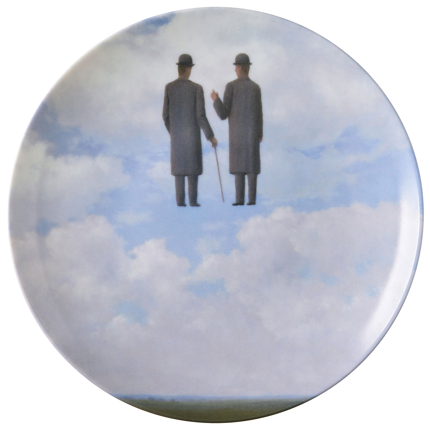 Bild von René Magritte: Porzellanteller 'La Reconnaissance Infinie'