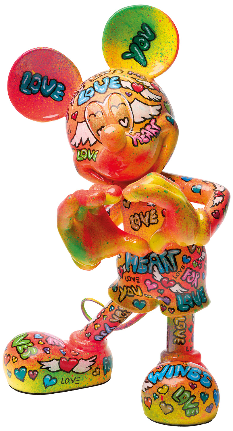 Bild von Sabrina Seck: Skulptur 'Mickey in Love', Kunstguss