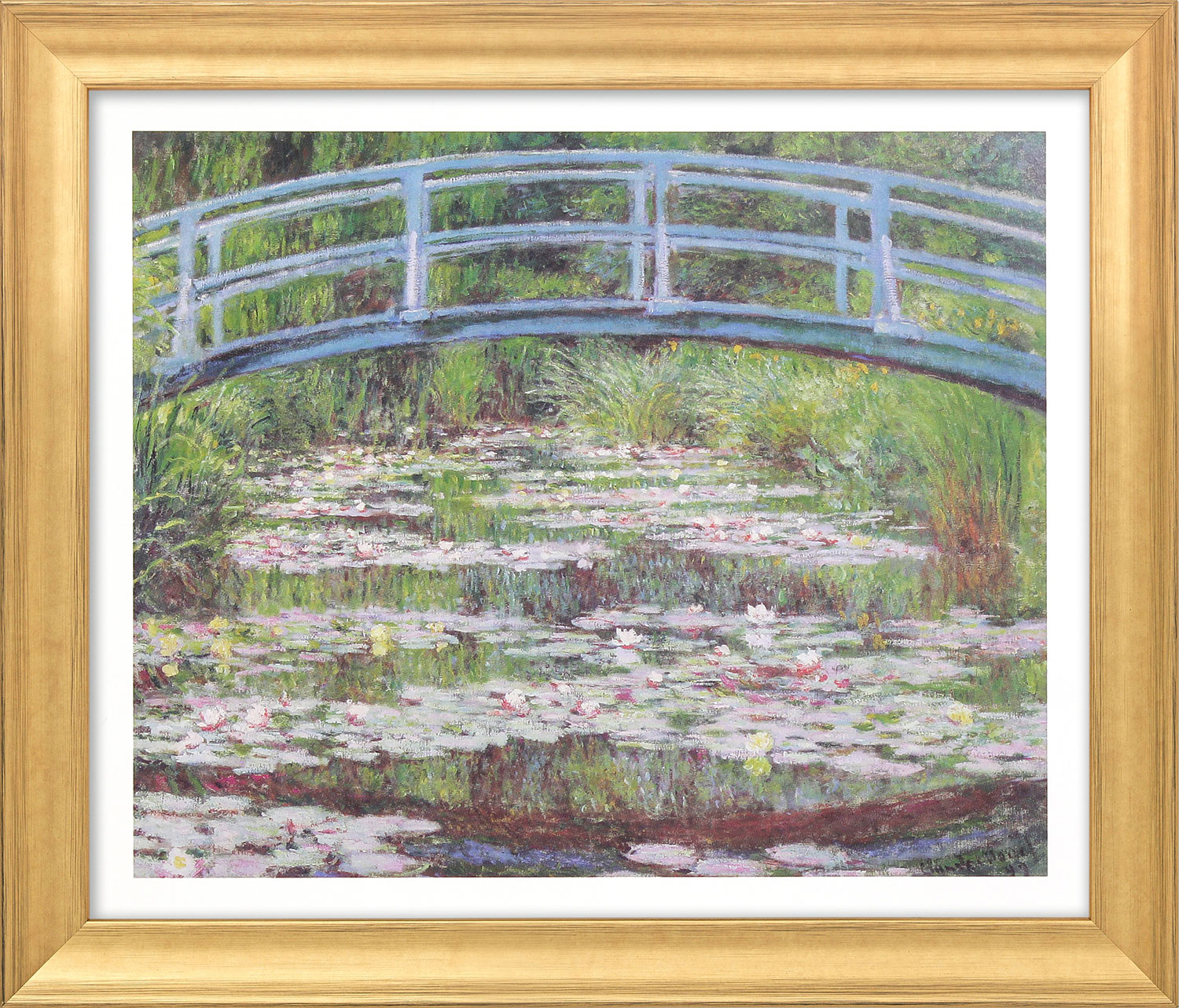Bild von Claude Monet: Bild 'Le Bassin aux Nymphéas', gerahmt